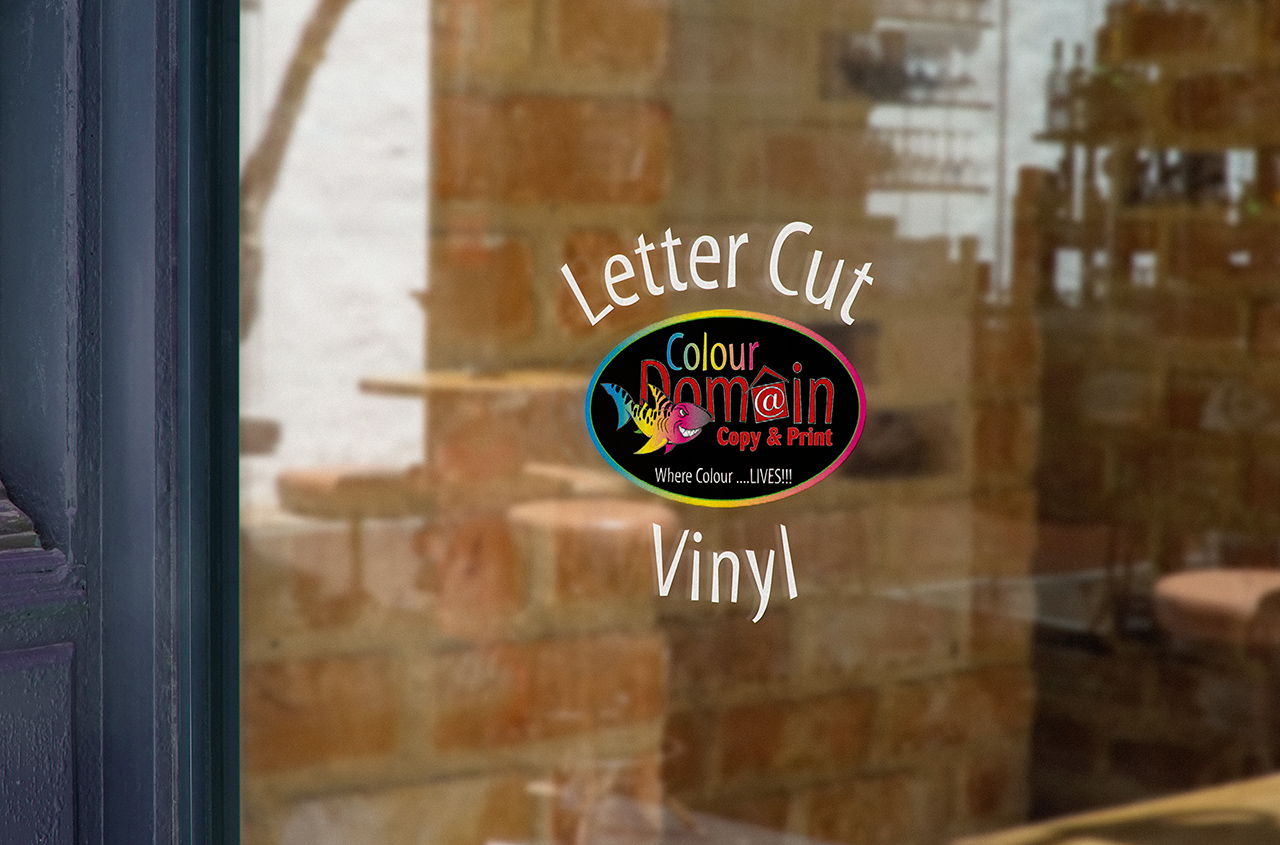 letter cut vinyl printing