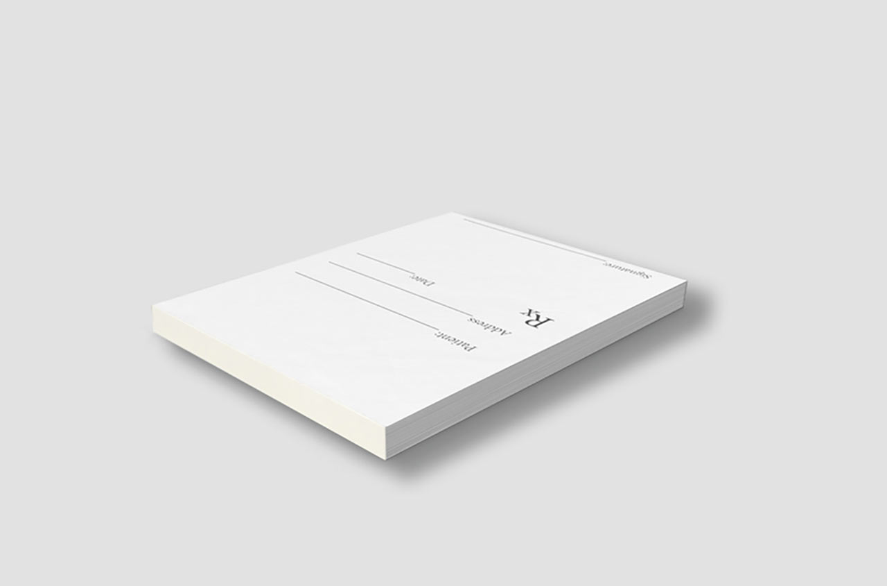 HCP & Doctor Script Pad Printing